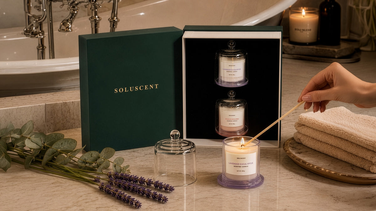 Soft Evening Set – Candle Gift Box — Description
